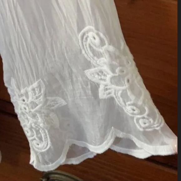 🌹ELENA BALDI made in Italy 100% silk, sz small, blouse scalloped sleeves, lined - Picture 9 of 10